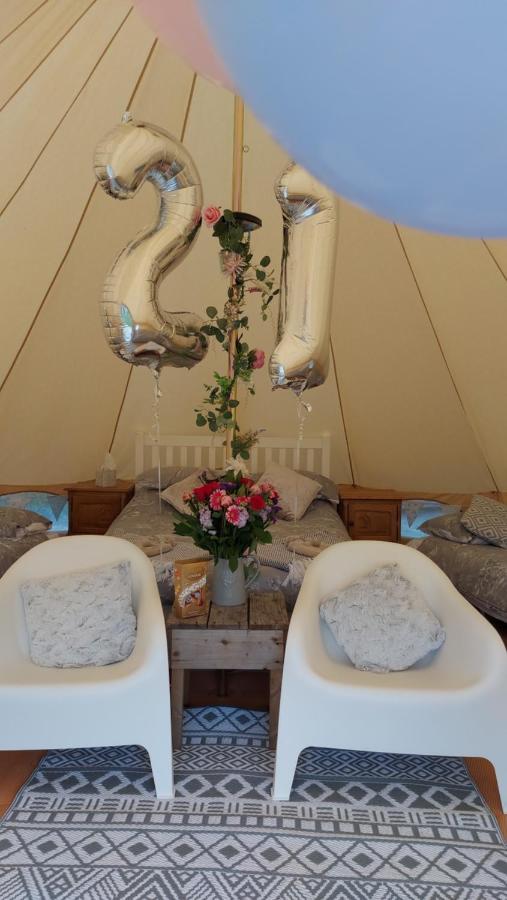 Hopgarden Glamping - Luxury 6M Bell Tent Wadhurst Exteriér fotografie