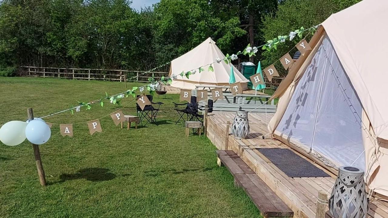 Hopgarden Glamping - Luxury 6M Bell Tent Wadhurst Exteriér fotografie