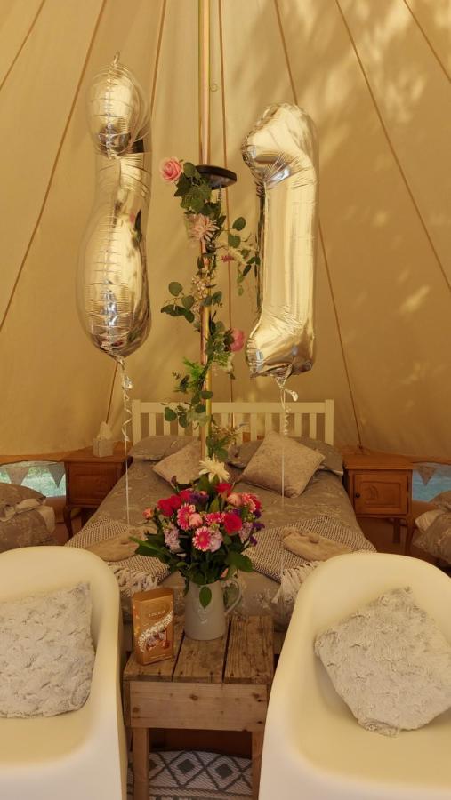 Hopgarden Glamping - Luxury 6M Bell Tent Wadhurst Exteriér fotografie