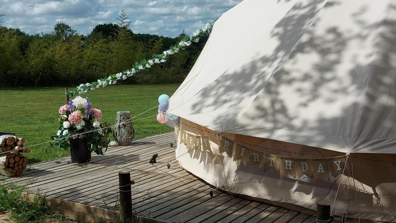 Hopgarden Glamping - Luxury 6M Bell Tent Wadhurst Exteriér fotografie