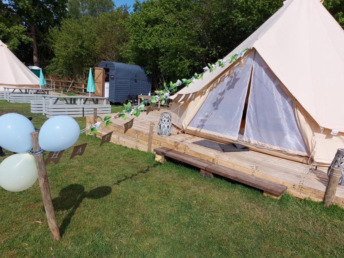 Hopgarden Glamping - Luxury 6M Bell Tent Wadhurst Exteriér fotografie
