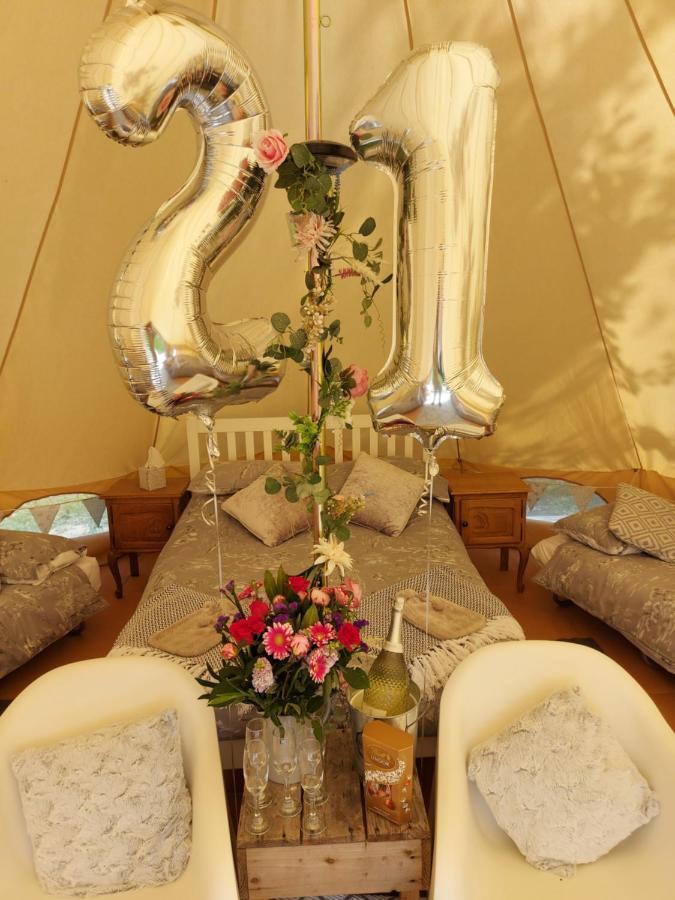 Hopgarden Glamping - Luxury 6M Bell Tent Wadhurst Exteriér fotografie
